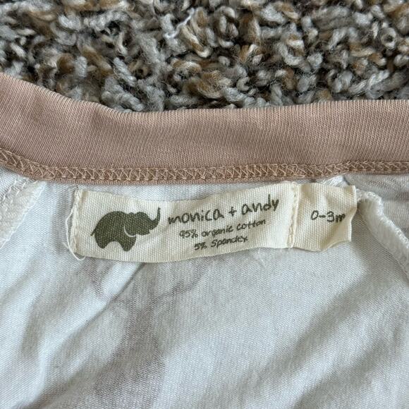 Monica & Andy Deer Kimono Romper | 0-3M - Picture 3 of 4